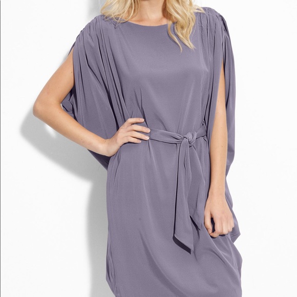 Suzi Chin for Maggy Boutique Dresses & Skirts - Suzi Chin for Maggy Boutique Taupe Silk Dress